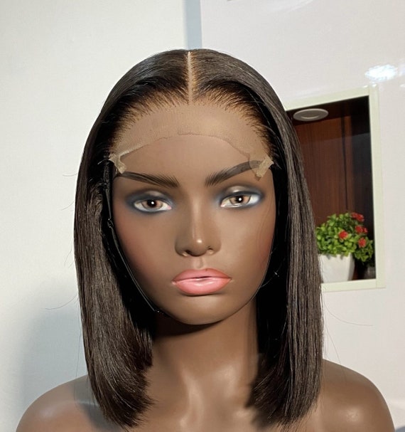 Bob wig unit Natural Bob Custom Machine-Made Wig Unit – Konfident Kay  main image 3