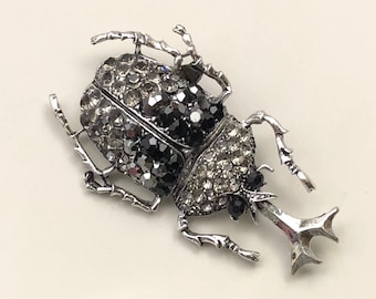symbol of rebirth and power silver-plated Scarab Beetle