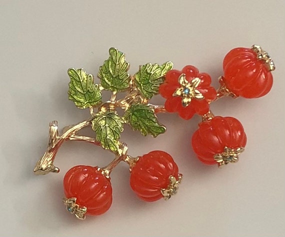 Unique Pomegranate  brooch - image 6