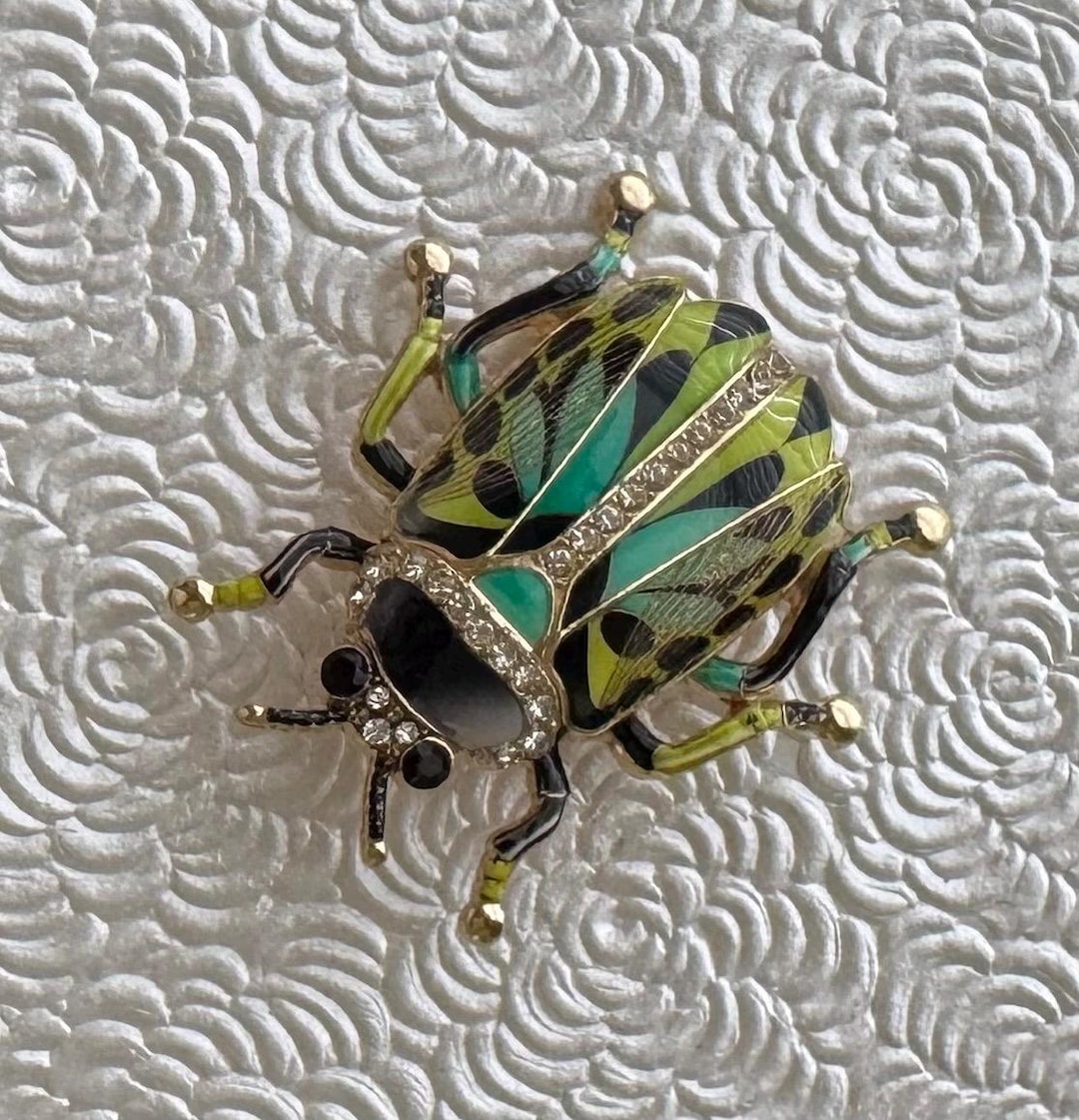 Vintage Beetle Bug Insect Vintage Style Brooch - Etsy UK