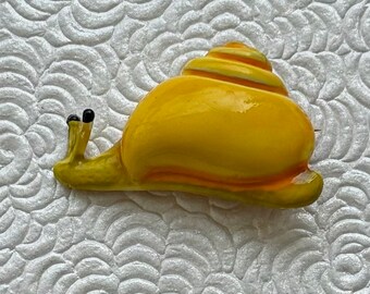 Vintage snail  signed Zental brooch pin