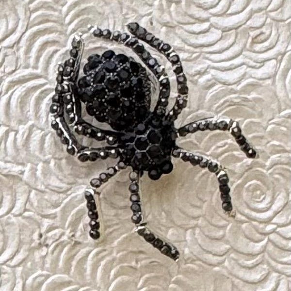 Unique Spider tarantula vintage style brooch
