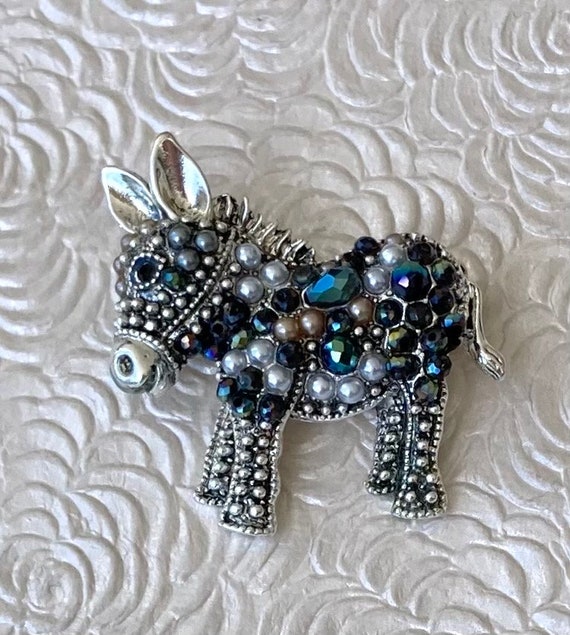 Adorable Donkey brooch - image 1