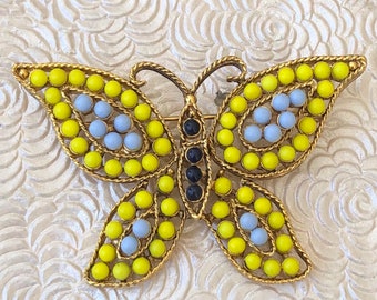 ヴィンテージの蝶のブローチ - Etsy 日本