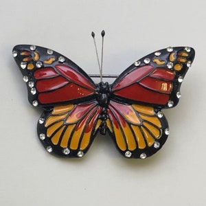 Unique Monarch Butterfly Brooch - Etsy
