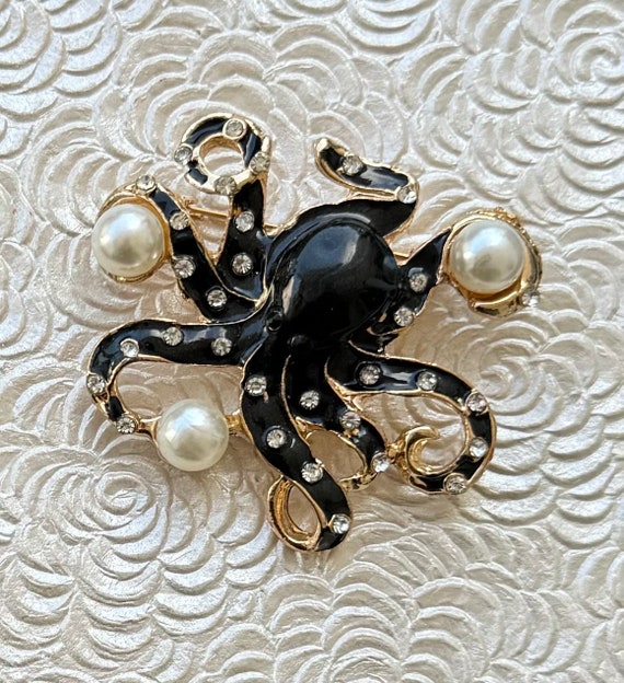 Vintage style octopus brooch & Pendant - image 1