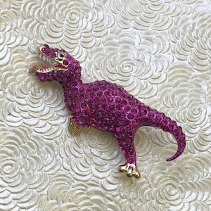 Unique Dinosaur vintage style Brooch & Pendant