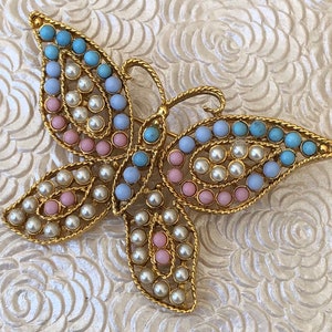 Vintage butterfly brooch