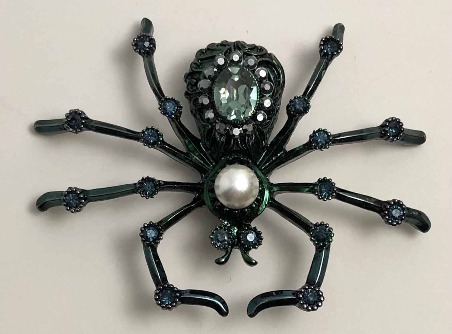 Unique Large Spider brooch Etsy