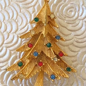 Adorable Christmas tree vintage brooch - Etsy 日本