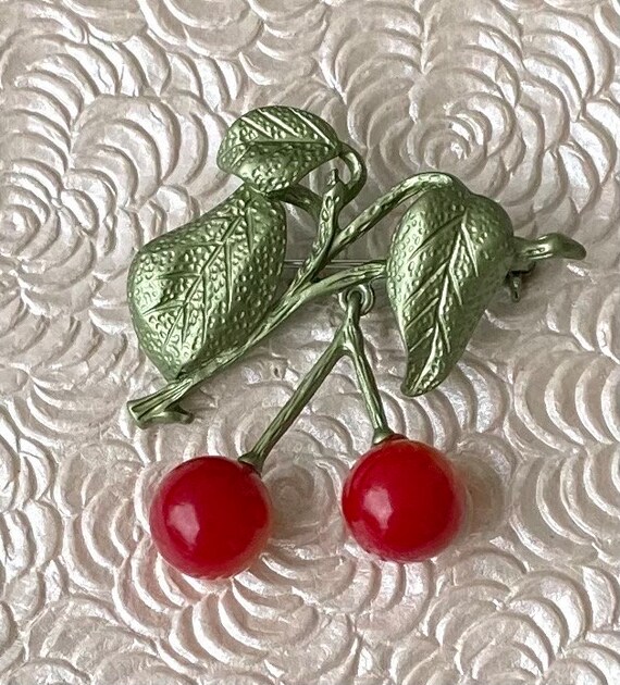 Adorable Cherry Brooch Etsy Australia