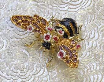 ピーピー様 売約済　vintage ズニ ピアス ペンダントトップ ブローチ 蜂 ピーピー様 売約済 vintage ズニ ピアス ペンダントトップ