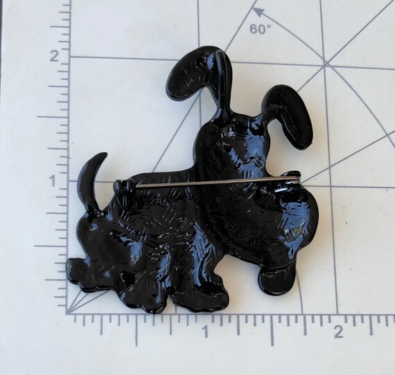 Adorable large Dog  Vintage Style Brooch - image 2