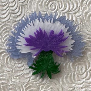 Unique  flower vintage style acrylic brooch