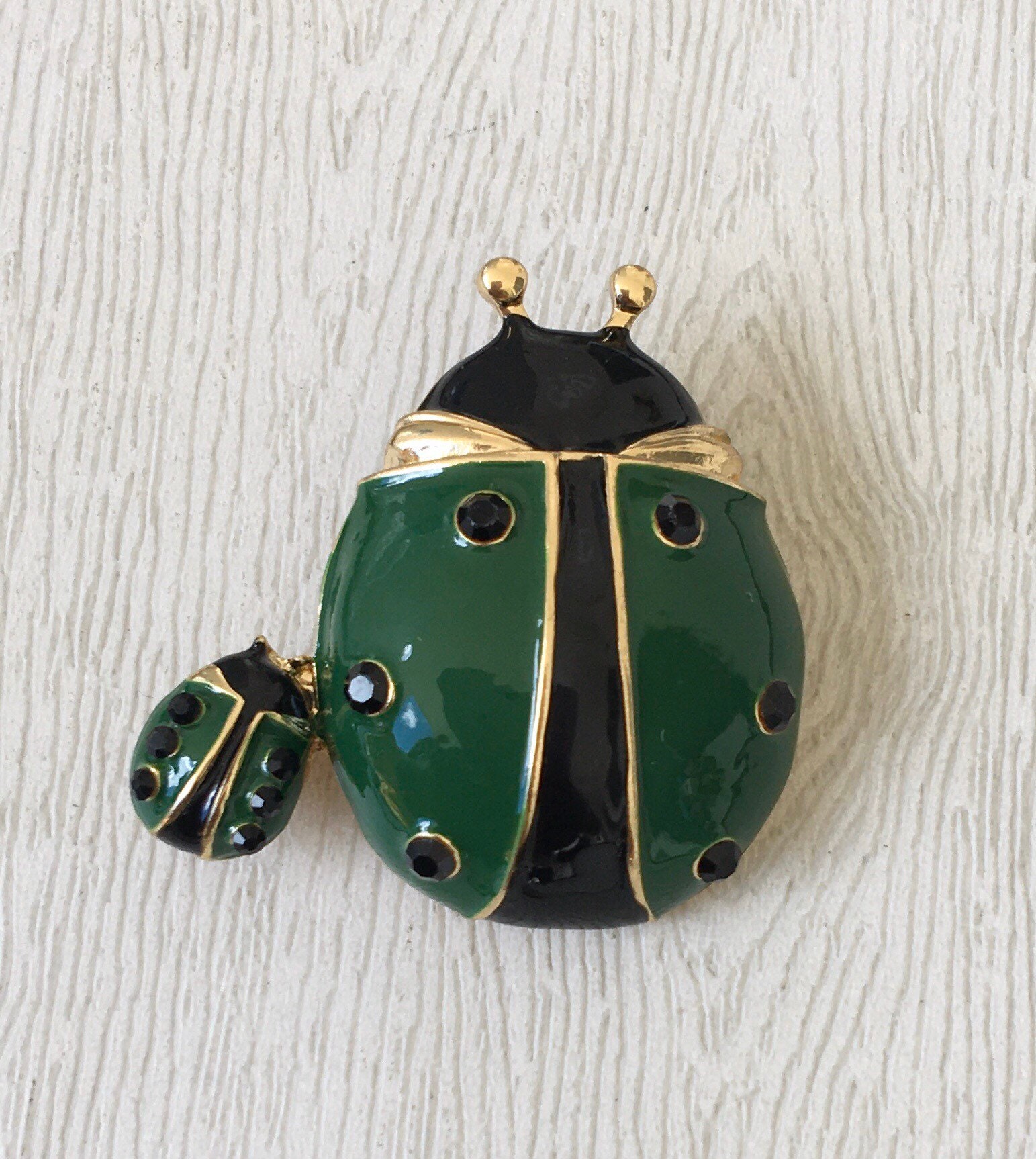 Adorable vintage ladybug brooch Etsy