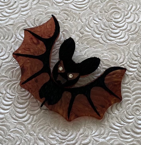 Unique bat brooch