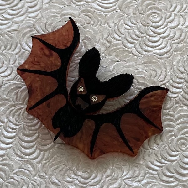 Unique bat brooch