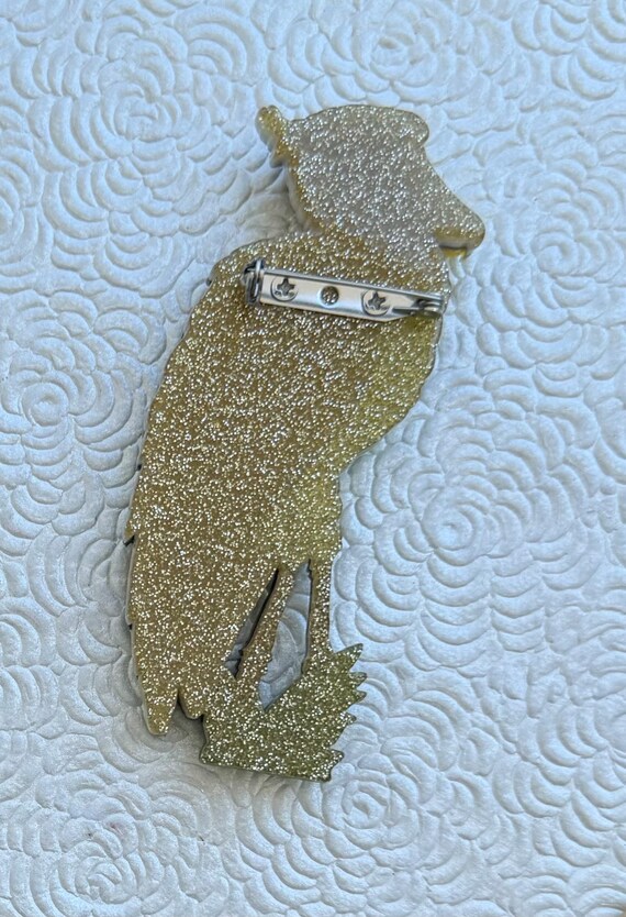 Vintage style shoebill bird brooch pin - image 3