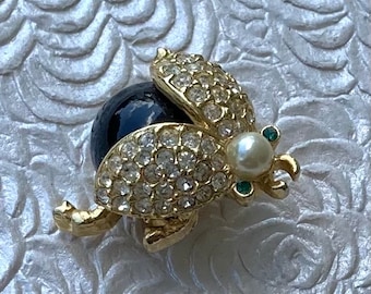 Vintage Carolee  Ladybug Brooch