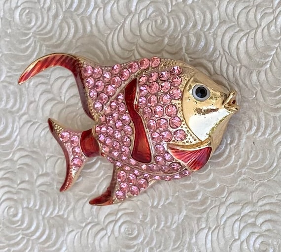 Unique tropical fish brooch - image 1