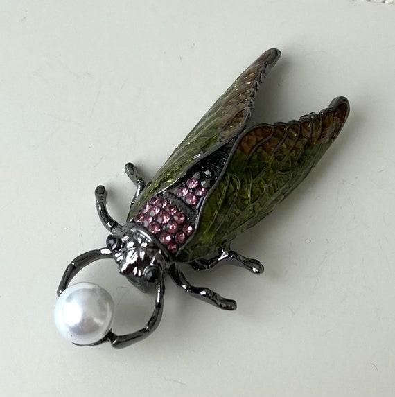 Unique Cicada vintage style Brooch - image 4