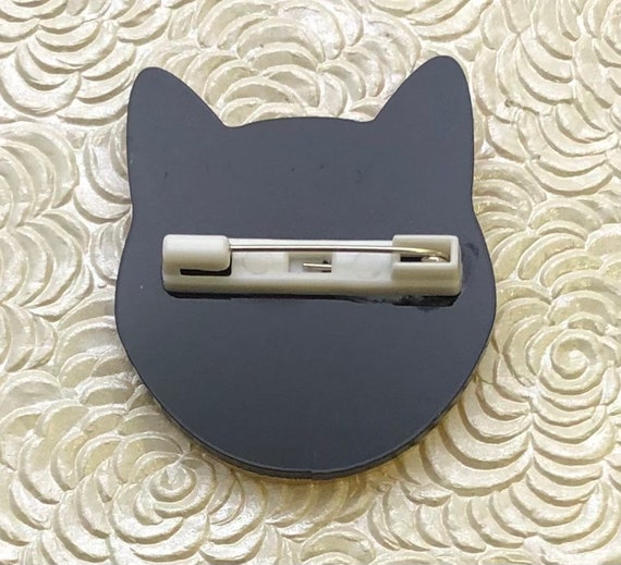 Unique Akita dog head brooch - image 2