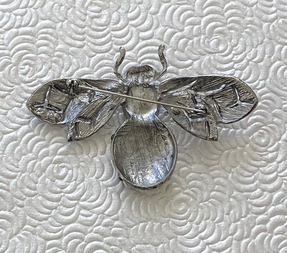 Unique vintage style bee brooch - image 3