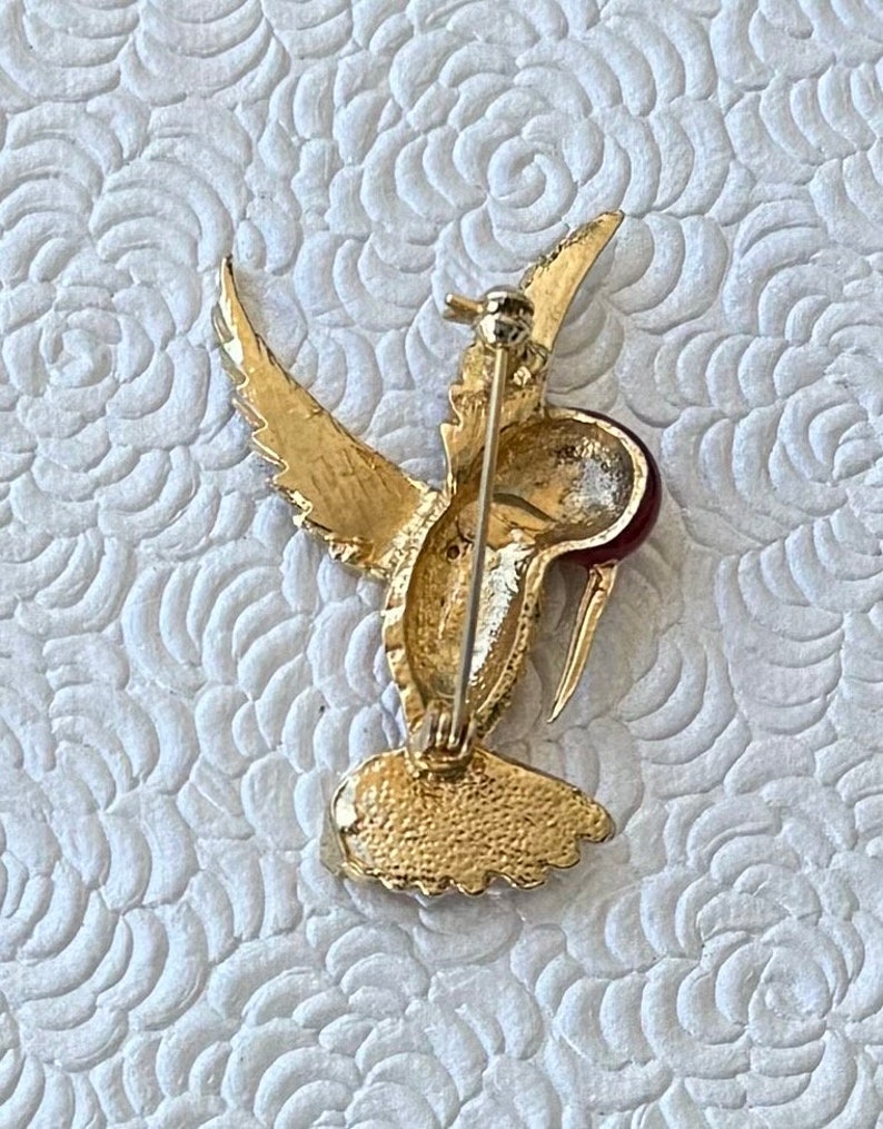 Broche colibri vintage unique image 3