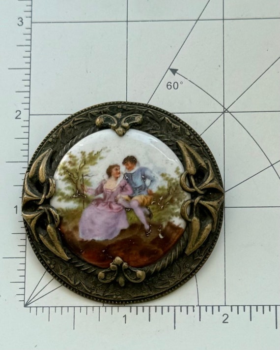 Unique vintage victorian style couple courting br… - image 3