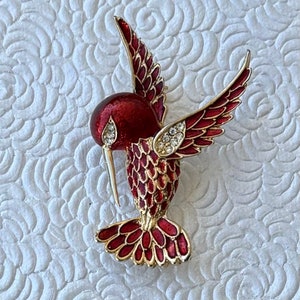 Broche colibri vintage unique image 4