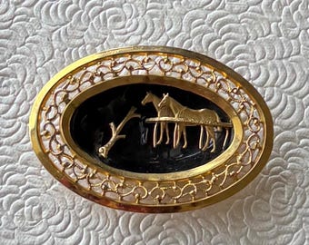 Broche Cheval au Galop | Hervé CHASSAING
