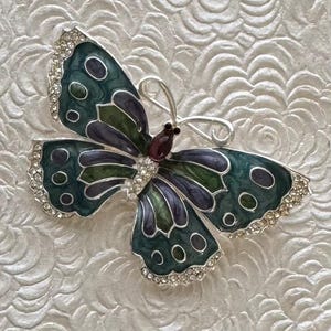 Unique vintage  butterfly brooch
