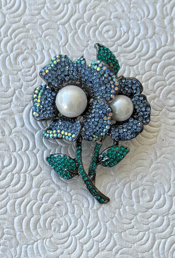 Vintage flower brooch & pendant