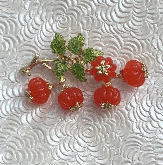 Unique Pomegranate  brooch - image 2