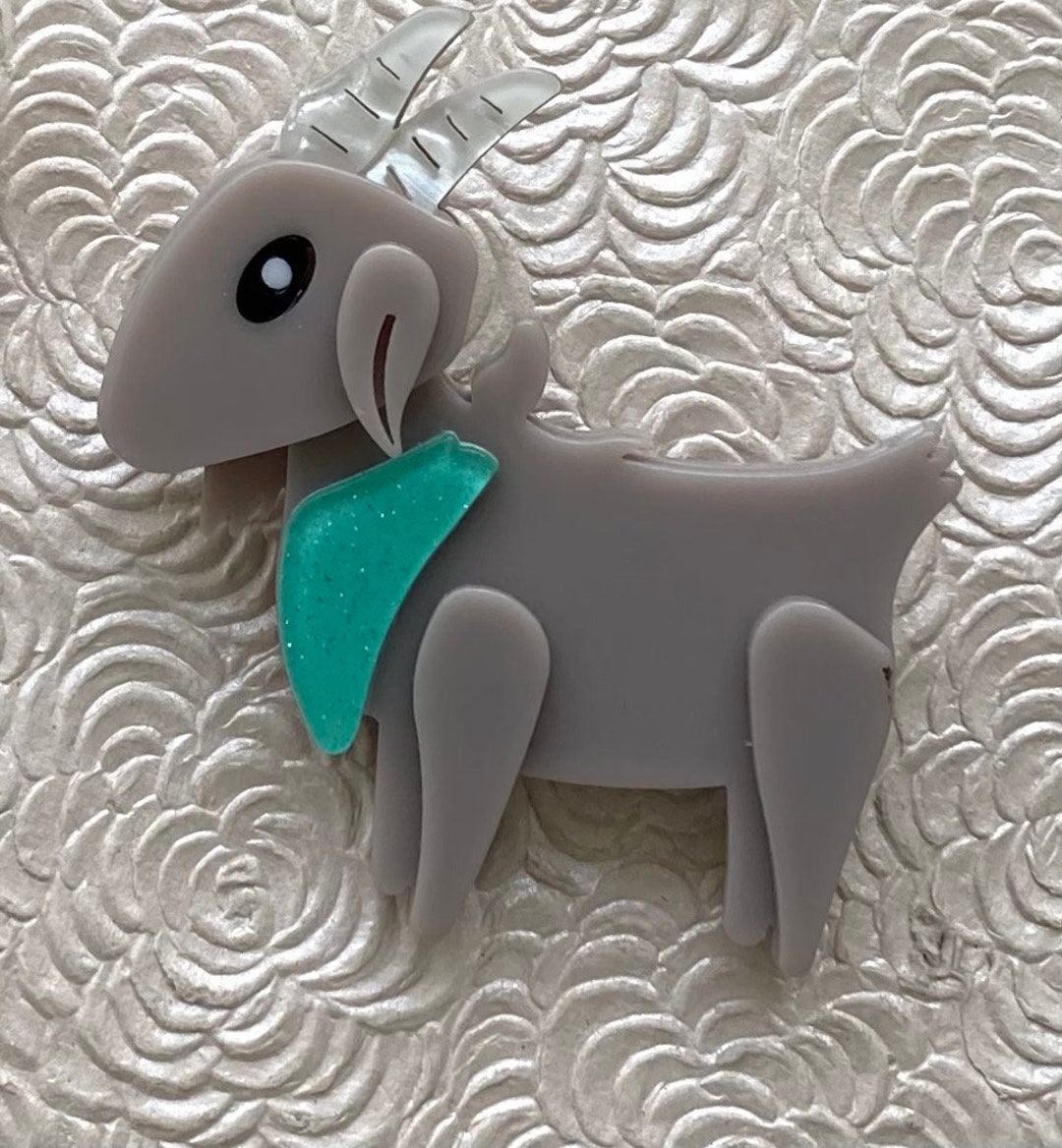 Gyat Pin Adorable Goat Brooch Pin - Etsy