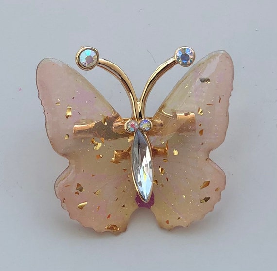 蝶のヴィンテージブローチ ヴィンテージ 蝶モチーフ ブローチ A｜アンティーク