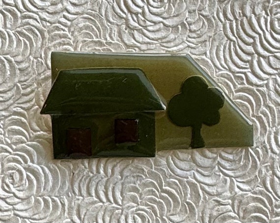 Lovely vintage signed by Lucinda house  Brooch View 4