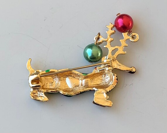 Adorable  Dachshund dog Christmas vintage style b… - image 2