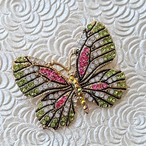Unique vintage  butterfly brooch
