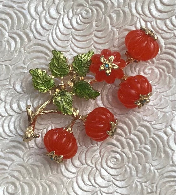 Unique Pomegranate  brooch - image 1