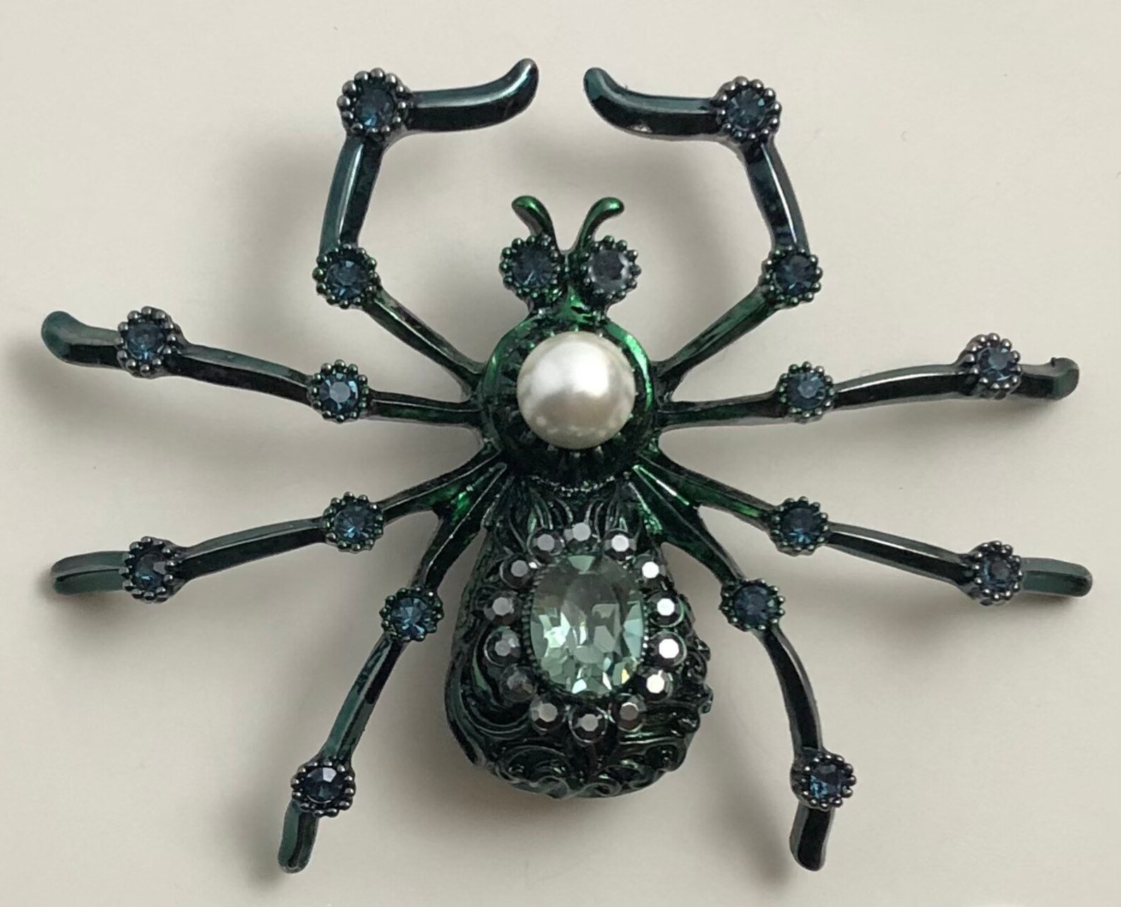 Unique Large Spider brooch Etsy