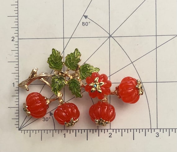 Unique Pomegranate  brooch - image 3