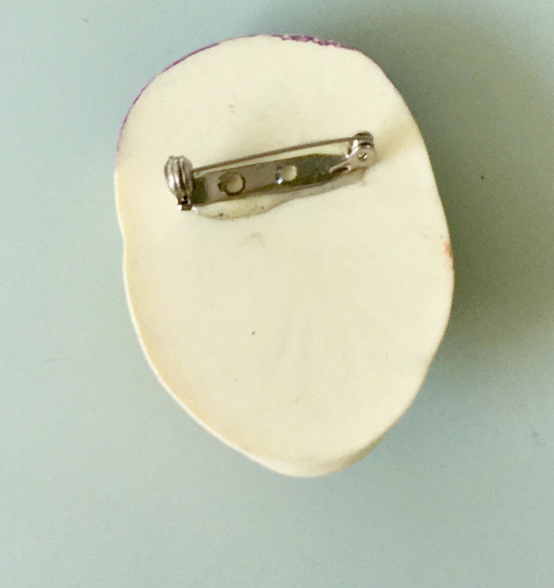 Unique Handpainted Artistic Fool Face Brooch