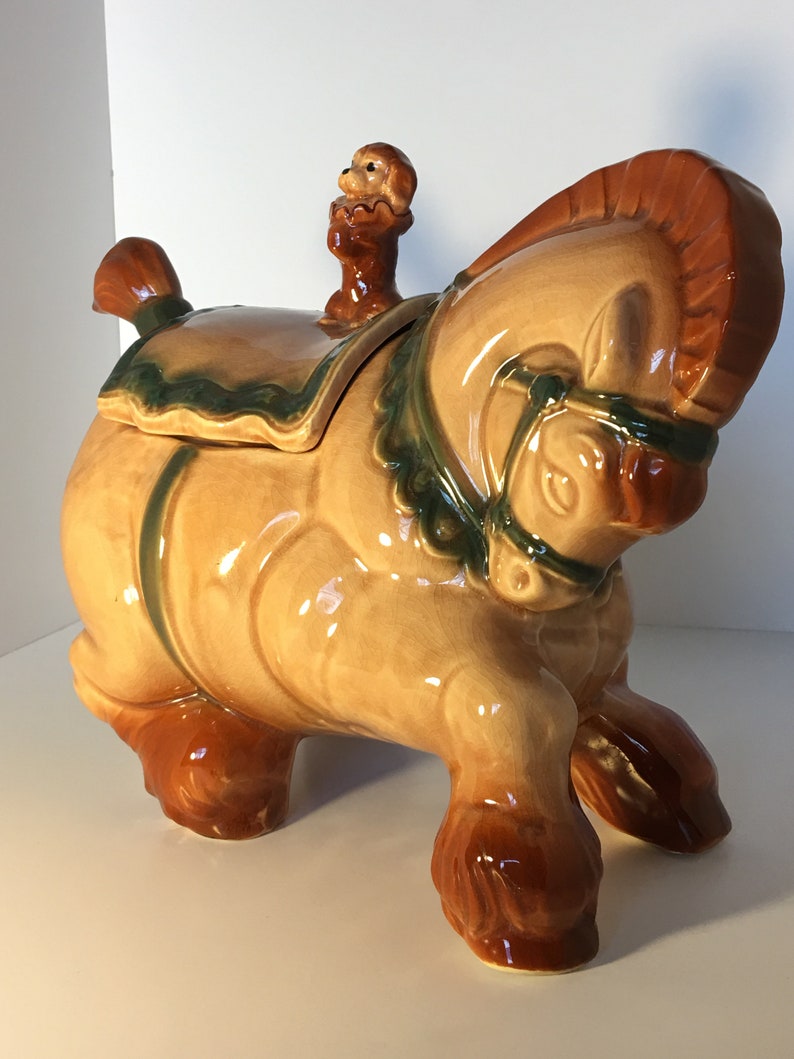Brush McCoy Circus Horse Cookie Jar Etsy