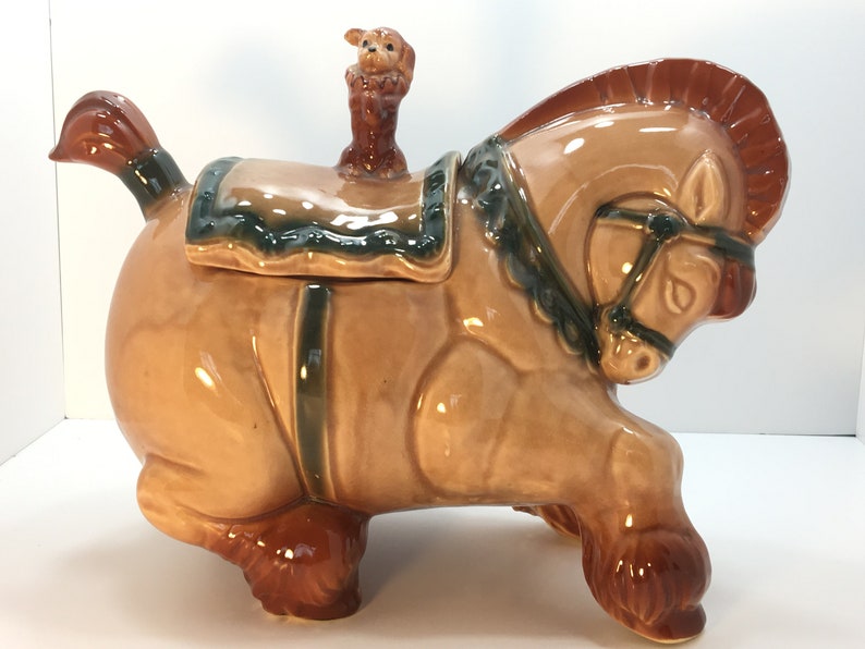 Brush McCoy Circus Horse Cookie Jar Etsy