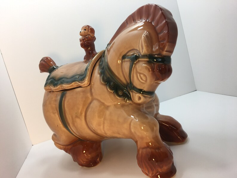 Brush McCoy Circus Horse Cookie Jar Etsy