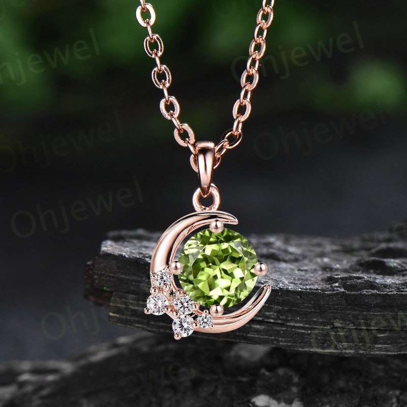 Peridot Mikado Bouquet Pendant main image 0