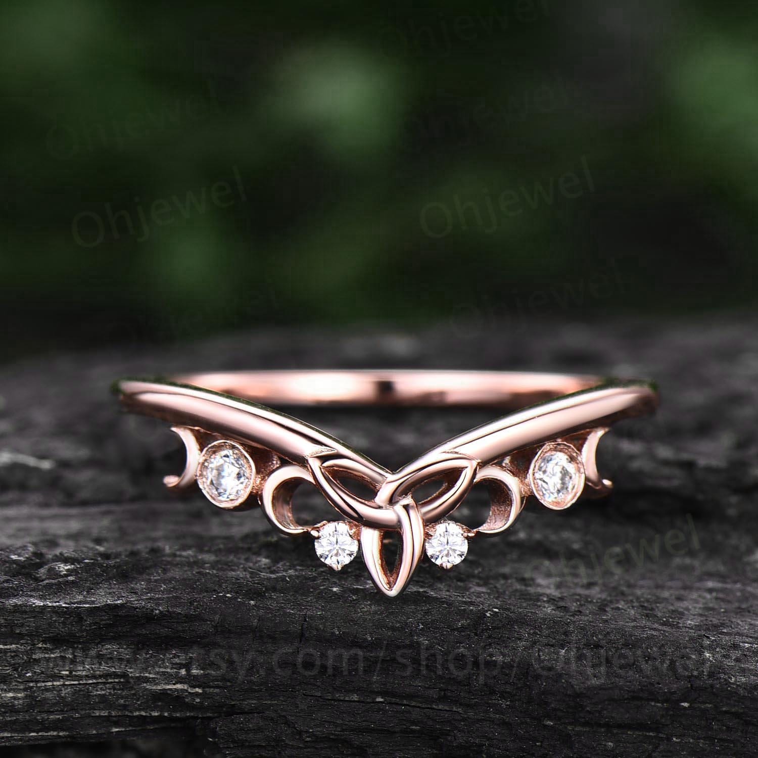 Celtic knot ring clearance womens