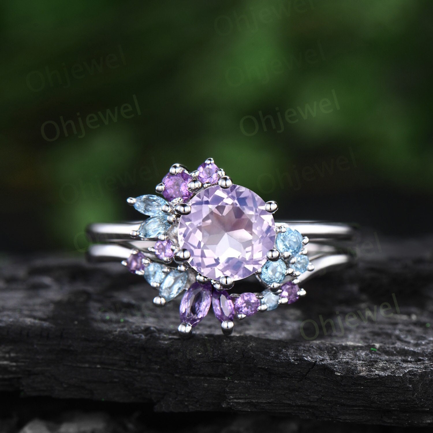 GIA 1.55 Carat Round Natural Rare Fancy Pinkish-Purple Diamond Ring For  Sale at 1stDibs | rare purple diamond, rare carat