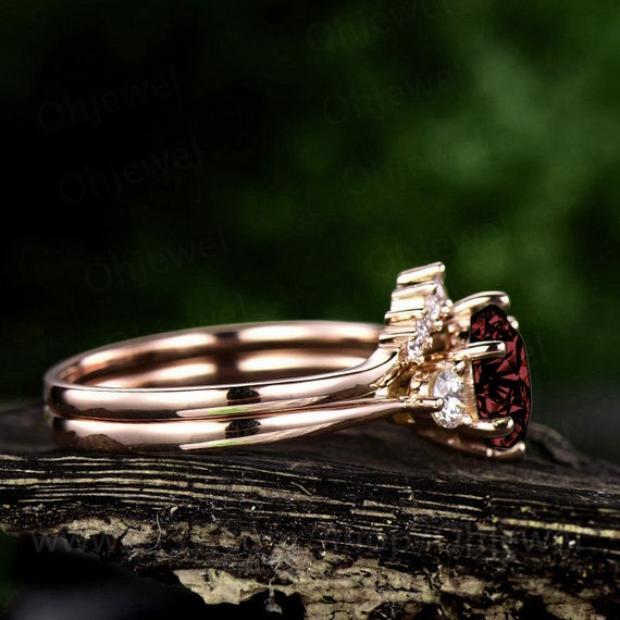 Red wedding outlet ring sets